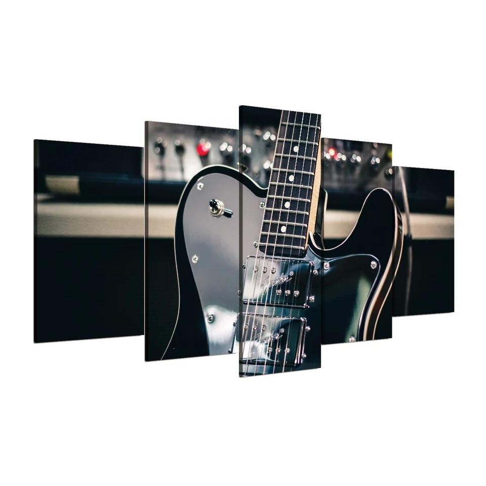 OKHOTCN Home Decoration Wall Art Pictures Posters Frame 5 Panel Guitar Musical Instrument Living Room HD Printed Modern Painting
OKHOTCN Home Decoration Wall Art Pictures Posters Frame 5 Panel Guitar Musical Instrument Living Room HD Printed Modern Painting
