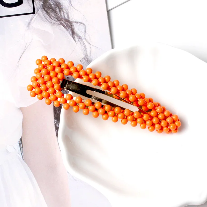 SOHOT DIY яркие цветные акриловые бусы милые женские заколки для волос модные