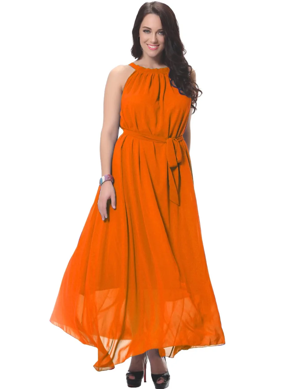 Women Summer Dress Elegant Evening Chiffon Dress Plus Size Sleeveless Bohemian Vestido Playa Vestidos Largos de verano
Women Summer Dress Elegant Evening Chiffon Dress Plus Size Sleeveless Bohemian Vestido Playa Vestidos Largos de verano