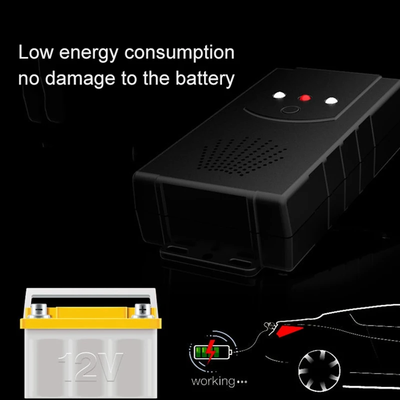 Ultrasonic Repeller Garden Car Hood Rodent Pest Repulsion Electronic Pest Repeller Black (Battery Version) Pc
Ultrasonic Repeller Garden Car Hood Rodent Pest Repulsion Electronic Pest Repeller Black (Battery Version) Pc