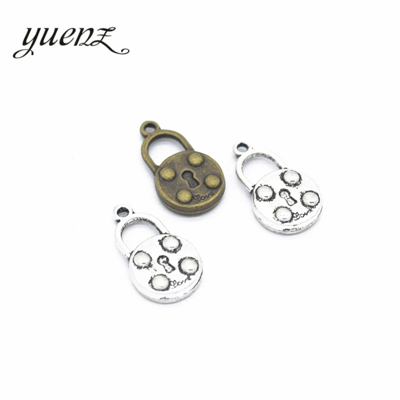 YuenZ 10 шт античное посеребрение замок Очаровательные Подвески для изготовления ювелирных изделий DIY Аксессуары Ювелирные изделия 21*12 мм O107
YuenZ 10 шт античное посеребрение замок Очаровательные Подвески для изготовления ювелирных изделий DIY Аксессуары Ювелирные изделия 21*12 мм O107