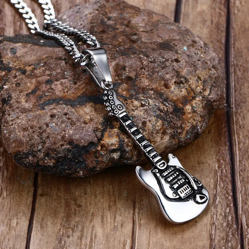 Mens Necklace ,Stainless Steel Electric Acoustic Guitar Pendant Necklace ,Rock Roll Hiphop Style Fashion Jewelry
Mens Necklace ,Stainless Steel Electric Acoustic Guitar Pendant Necklace ,Rock Roll Hiphop Style Fashion Jewelry