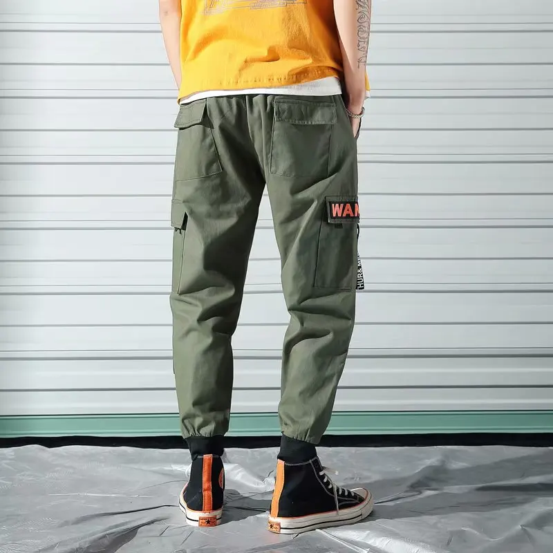 Fashion Men's Cool Pants Cargo Loose Solid Men Cool HipHop New Joggers Pants Trousers Men Streetwear
Fashion Men's Cool Pants Cargo Loose Solid Men Cool HipHop New Joggers Pants Trousers Men Streetwear