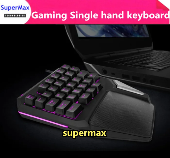 Gaming keyboard T9 Pro wired Professional gaming mini keyboard 7 Color Backlit Single Hand
Gaming keyboard T9 Pro wired Professional gaming mini keyboard 7 Color Backlit Single Hand