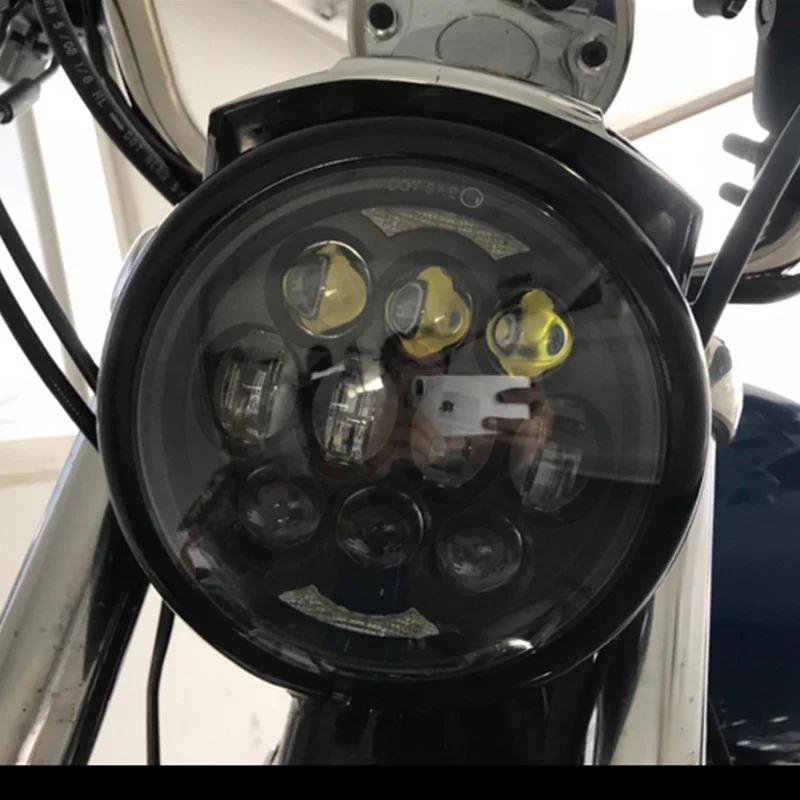 FADUIES 2019 New Brightest 80W LED 5-3/4" 5.75" Round LED Projection Headlight for bike Motorcycles Black
FADUIES 2019 New Brightest 80W LED 5-3/4" 5.75" Round LED Projection Headlight for bike Motorcycles Black