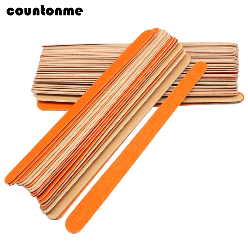 100Pcs Wood Nail Files Disposable Wooden Nail File 180/240 Double Side Sandpaper Buffer Block Manicure lime a ongle professionel
100Pcs Wood Nail Files Disposable Wooden Nail File 180/240 Double Side Sandpaper Buffer Block Manicure lime a ongle professionel