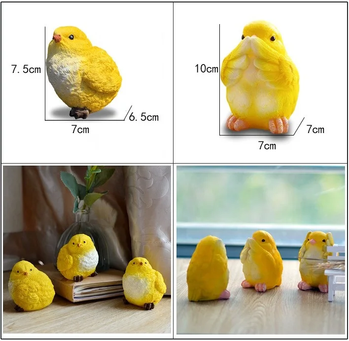Resin Cute Chicken Figurines Modern Decoration Craft fairy Cartoon Character animal Home Garden Decoration Gift
Resin Cute Chicken Figurines Modern Decoration Craft fairy Cartoon Character animal Home Garden Decoration Gift
