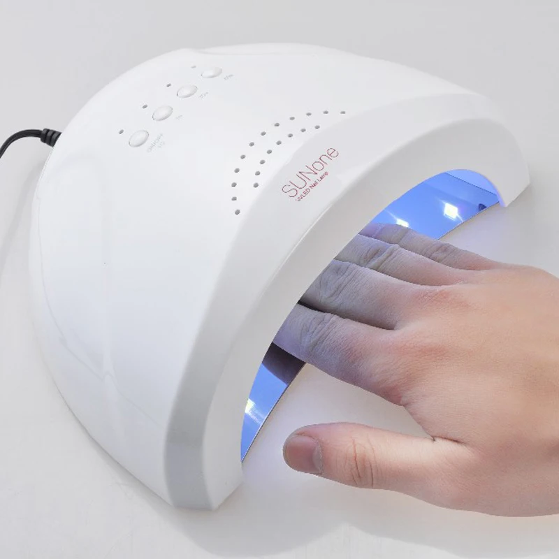 

SUNone 48W UV Lamp Auto Sensor Nail Dryer For Nails White Light Gel Polish Curing LED Nail Lamp Dryers Manicure Nail Art Tools