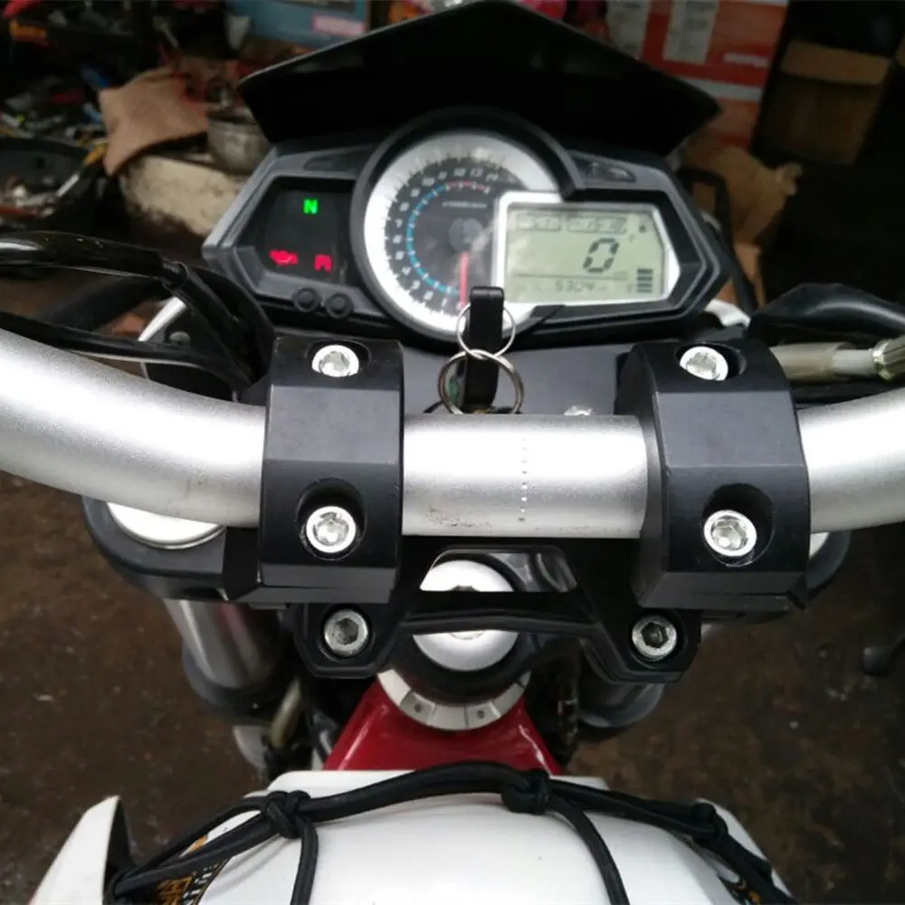 22MM(7/8")/28MM(1 1/8") Motorcycle ATV Dirt Bike R3 MT09 MT07 CBR600RR HandleBar Mount Clamp Riser Handle Fat Bars Pivoting New
22MM(7/8")/28MM(1 1/8") Motorcycle ATV Dirt Bike R3 MT09 MT07 CBR600RR HandleBar Mount Clamp Riser Handle Fat Bars Pivoting New