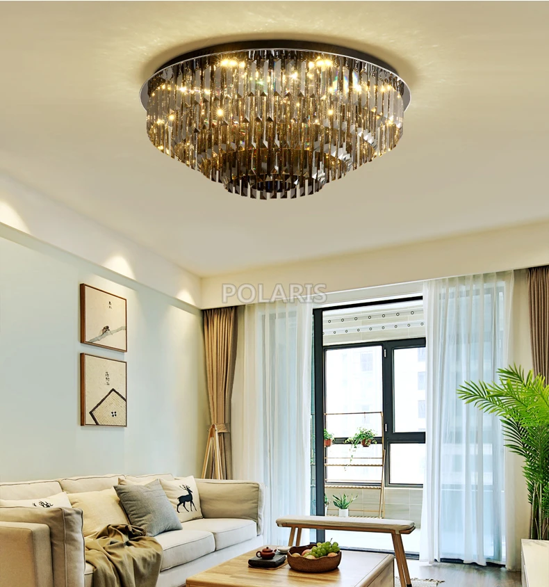 Modern LED Crystal Ceiling Light Remote Control Ceiling Lamp Ceiling Lighting for Living Dining Room Flush Mount Light Fixture
Modern LED Crystal Ceiling Light Remote Control Ceiling Lamp Ceiling Lighting for Living Dining Room Flush Mount Light Fixture