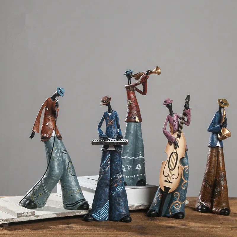 Creative Figure Sculpture Ornaments Art Music Rock Band Model Coffee Shop Cafe Living Room Decorations
Creative Figure Sculpture Ornaments Art Music Rock Band Model Coffee Shop Cafe Living Room Decorations