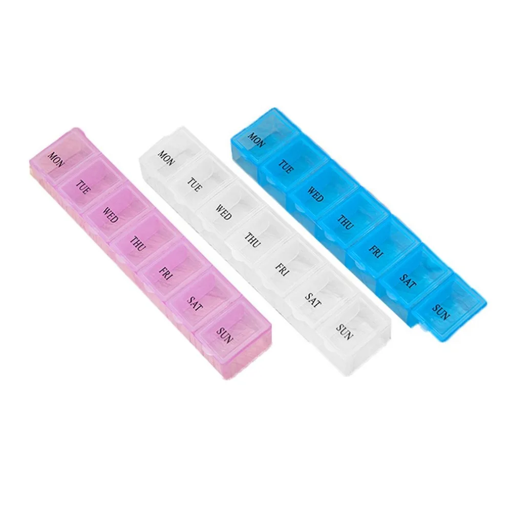 Portable 7 Lattice Weekly Medicine Pill Box Pill Cases Portable Travel Medicine Holder Splitter Storage Case Container
Portable 7 Lattice Weekly Medicine Pill Box Pill Cases Portable Travel Medicine Holder Splitter Storage Case Container
