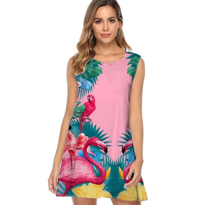 Festive Llama Cute Print blue Dress Women Fashion Sleeveless Chiffon Summer Dress Ladies Sweet A-line Casual Party Dress
Festive Llama Cute Print blue Dress Women Fashion Sleeveless Chiffon Summer Dress Ladies Sweet A-line Casual Party Dress