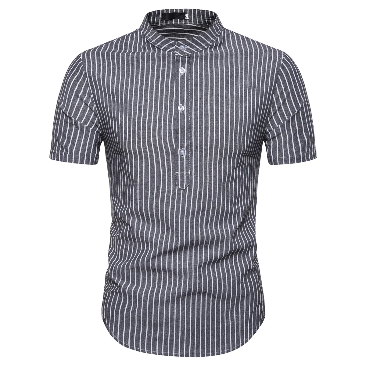New men's summer 2019 yards shirt collar stripe shirts with short sleeves shirt fashion
New men's summer 2019 yards shirt collar stripe shirts with short sleeves shirt fashion