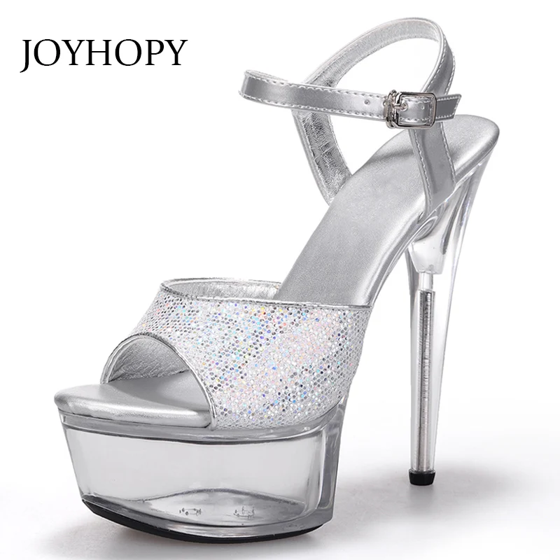 15CM High Heels Women Party Wedding Crystal Shoes Fashion Woman Sequined Cloth Thin Heel Ankle Wrap Platform Sandals WS1734
15CM High Heels Women Party Wedding Crystal Shoes Fashion Woman Sequined Cloth Thin Heel Ankle Wrap Platform Sandals WS1734