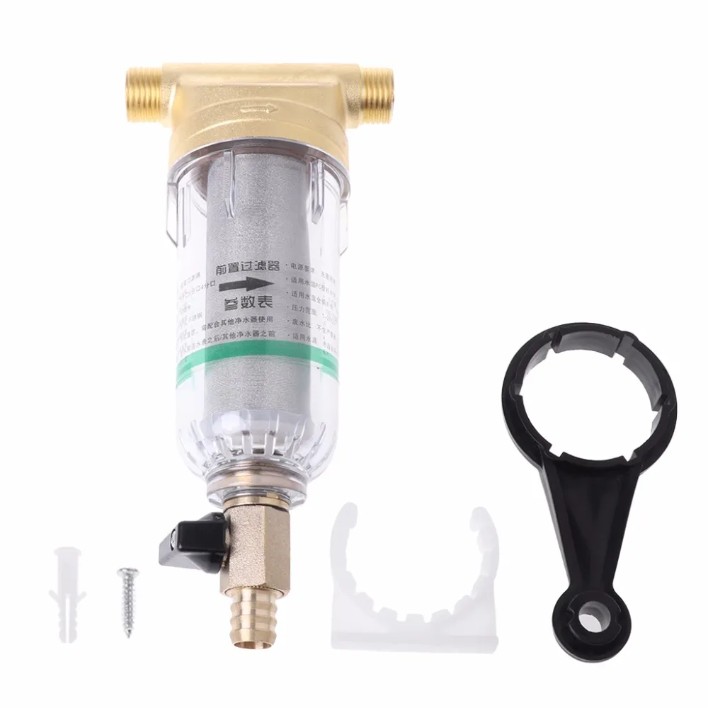 1 Set 4 Points Prefilter Copper Stainless Steel Water Filter Purifier Mesh Copper Tap Faucet
1 Set 4 Points Prefilter Copper Stainless Steel Water Filter Purifier Mesh Copper Tap Faucet