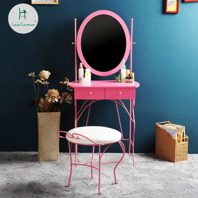 Louis Fashion Dressers Japanese Dressing Bedroom Iron Art Mini Dressing Small Apartment European Garden Dressing Table
Louis Fashion Dressers Japanese Dressing Bedroom Iron Art Mini Dressing Small Apartment European Garden Dressing Table