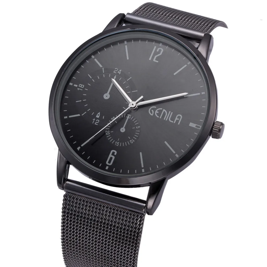 Часы наручные мужские ультратонкие брендовые люксовые # W|Кварцевые часы| |