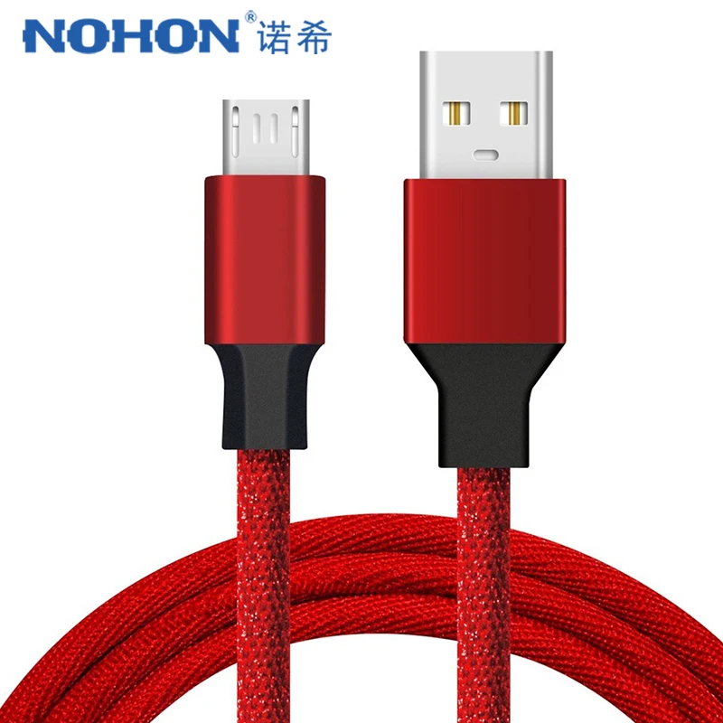 NOHON Micro USB зарядка кабель для samsung Galaxy S7 S6 Xiaomi Redmi 4 huawei Andriod зарядки телефона Кабели