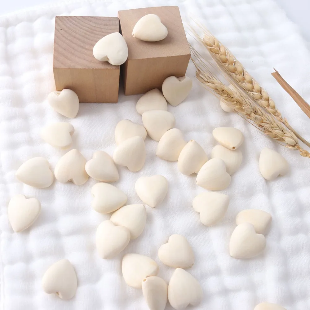 mamihome 20mm 150pc Wood Hearts Beads DIY Bracelet Accessories Food Grade Wooden Teething Toys Nurse Gifts Baby Teether
mamihome 20mm 150pc Wood Hearts Beads DIY Bracelet Accessories Food Grade Wooden Teething Toys Nurse Gifts Baby Teether