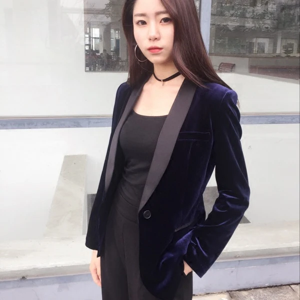 KMETRAM Spring Autumn Jacket Women Korean Velvet Blazer Women Short Blazers Coatclothes 4xl 5xl Chaquetas Mujer 2020 MY2286
KMETRAM Spring Autumn Jacket Women Korean Velvet Blazer Women Short Blazers Coatclothes 4xl 5xl Chaquetas Mujer 2020 MY2286
