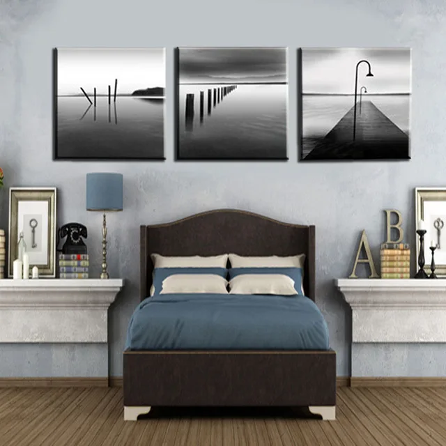 Unframed 3 Panel Grey Seascape Abstract Black White River Scenery Modern Wall Art Picture Print On Canvas For Room Decoration
Unframed 3 Panel Grey Seascape Abstract Black White River Scenery Modern Wall Art Picture Print On Canvas For Room Decoration
