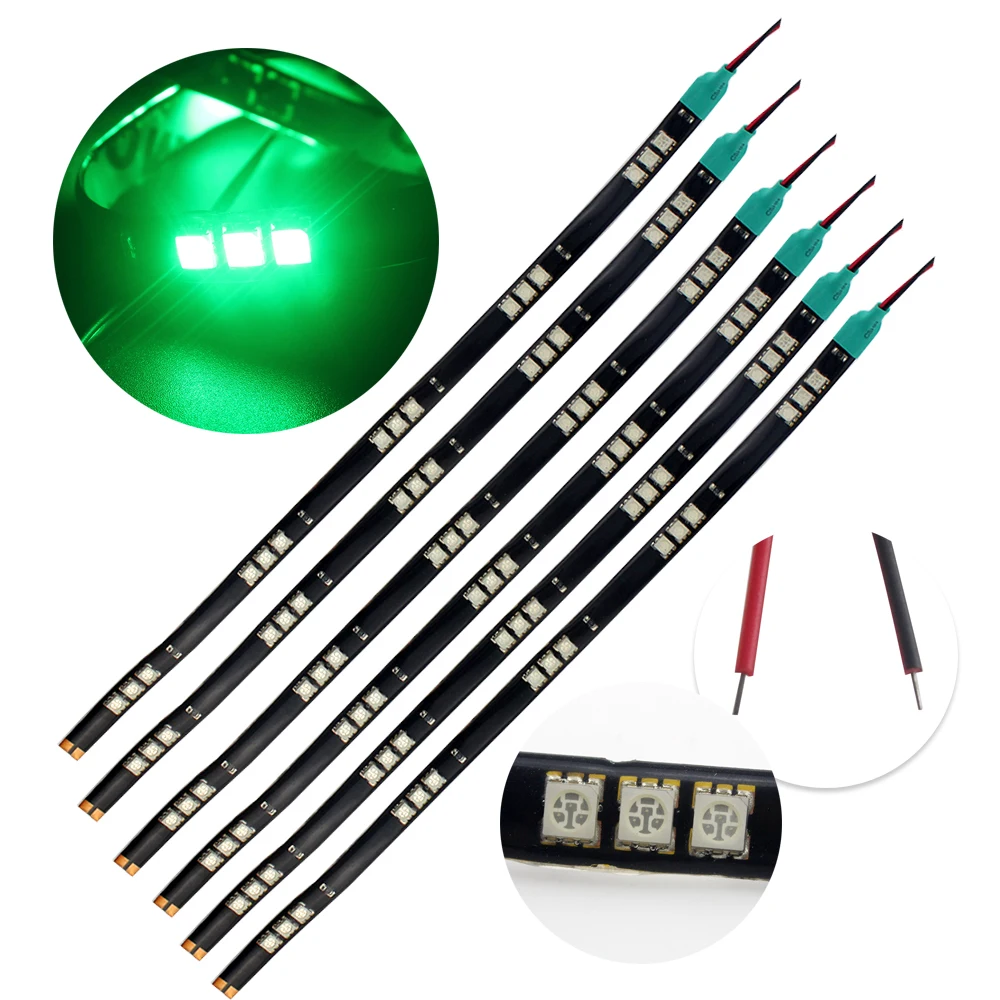 10pcs 12V 5050 15 SMD 30cm LED Strip Light Flexible Daylight Decorative Light Auto Front Backup Signal Light
10pcs 12V 5050 15 SMD 30cm LED Strip Light Flexible Daylight Decorative Light Auto Front Backup Signal Light
