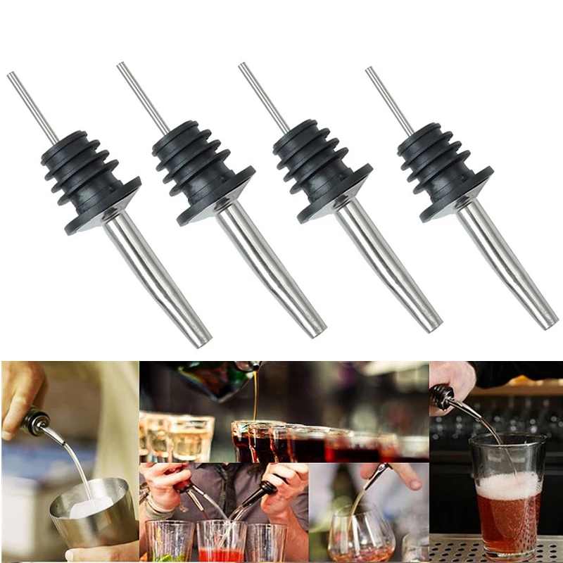 4pcs/set Stainless Steel Whisky Liquor Oil Wine Bottle Pourer Cap Spout Stopper Mouth Dispenser Bartender Home Bar Party Tools
4pcs/set Stainless Steel Whisky Liquor Oil Wine Bottle Pourer Cap Spout Stopper Mouth Dispenser Bartender Home Bar Party Tools