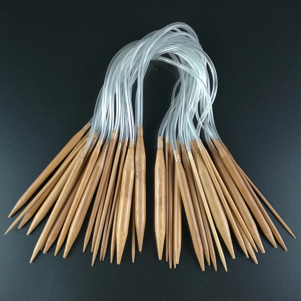 18Pcs 18 Sizes 32" 80cm Carbonized Bamboo Circular Knitting Needles Double Pointed Crafts Yarn Sewing Accessories 2mm-10mm
18Pcs 18 Sizes 32" 80cm Carbonized Bamboo Circular Knitting Needles Double Pointed Crafts Yarn Sewing Accessories 2mm-10mm