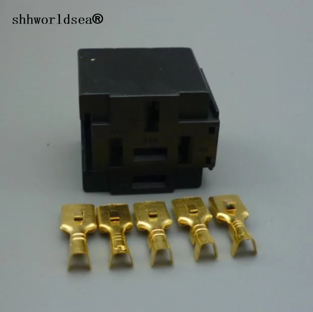 Shhworldsea 10/50/100/500sets auto relay base with 5pcs Terminal car auto relay socket
Shhworldsea 10/50/100/500sets auto relay base with 5pcs Terminal car auto relay socket