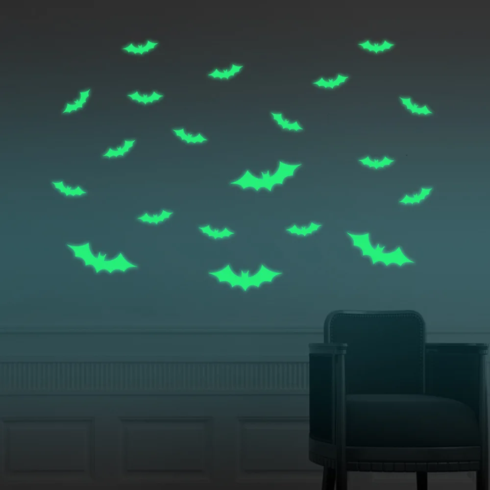 2016 Hot (1 set/package)Luminous Wall Stickers Halloween Bats Decorative Wall Children Home Decoration Originality& Cartoon
2016 Hot (1 set/package)Luminous Wall Stickers Halloween Bats Decorative Wall Children Home Decoration Originality& Cartoon