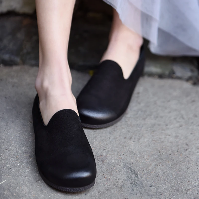 Artmu Original Retro Deep Mouth Women's Shoes Flat Genuine Leather Soft Sole Handmade Shoes 2019 Spring New Flats 1967
Artmu Original Retro Deep Mouth Women's Shoes Flat Genuine Leather Soft Sole Handmade Shoes 2019 Spring New Flats 1967