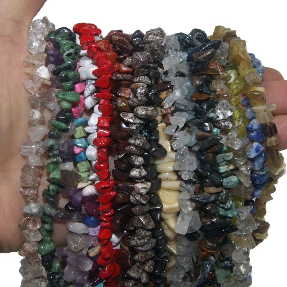 5-8MM Natural Stone Irregular Shape Freeform Chip Bead Amethysts Agates Tiger Eye Turquoises For Jewelry Making DIY Bracelet
5-8MM Natural Stone Irregular Shape Freeform Chip Bead Amethysts Agates Tiger Eye Turquoises For Jewelry Making DIY Bracelet