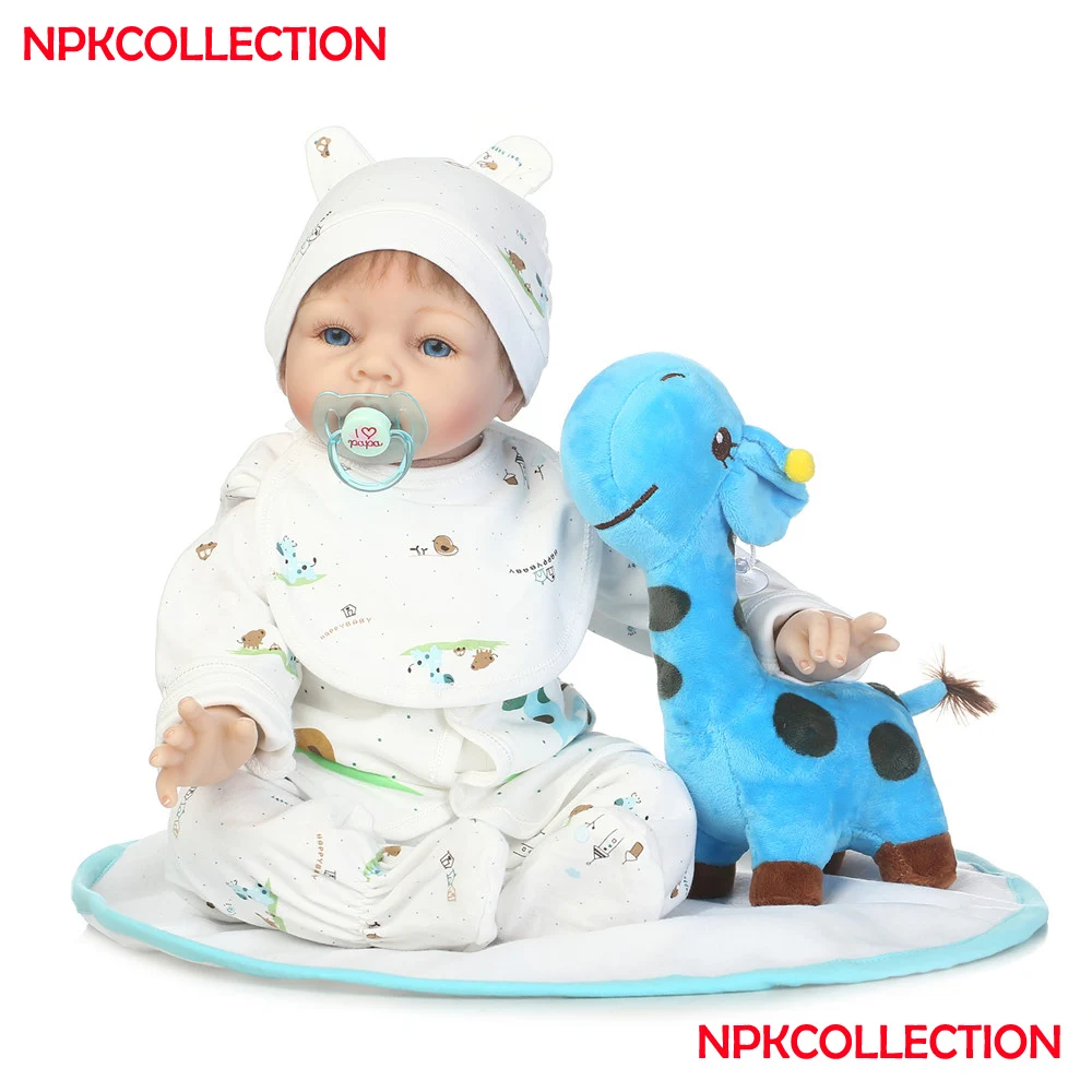 NPK Девочка Кукла reborn для продажи 22 "силиконовые Детские куклы игрушки ребенка