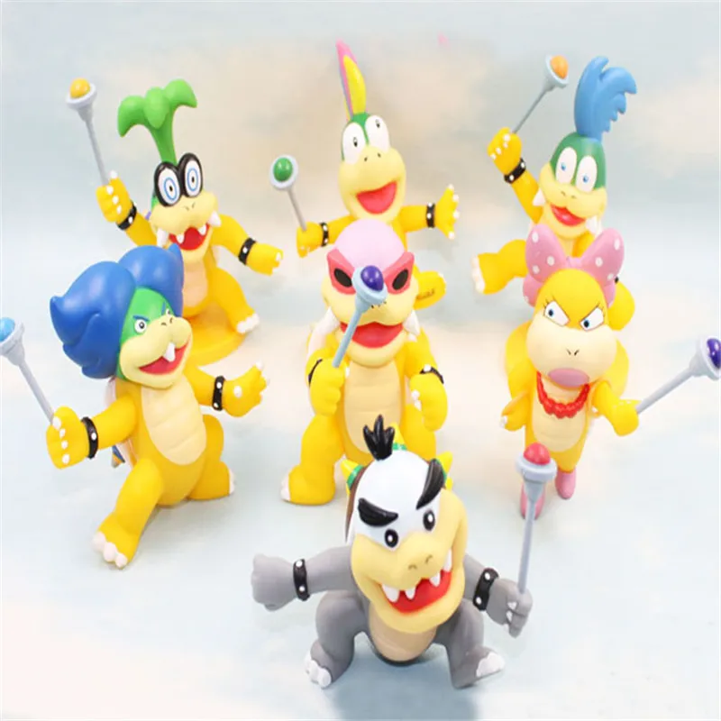 Редкая коллекция 10 см Koopaling детская Iggy Людвиг Рой Венди лэмми Ларри фигурка