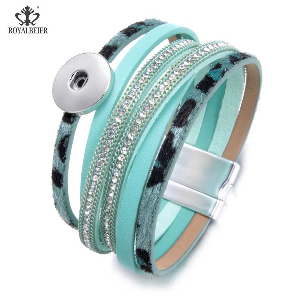 1pc Leopard print Leather Bracelets Wide Snap Button Bangle&Bracelet Flower Magnet Wrap Jewelry Buckle Pulseras For Men Women
1pc Leopard print Leather Bracelets Wide Snap Button Bangle&Bracelet Flower Magnet Wrap Jewelry Buckle Pulseras For Men Women