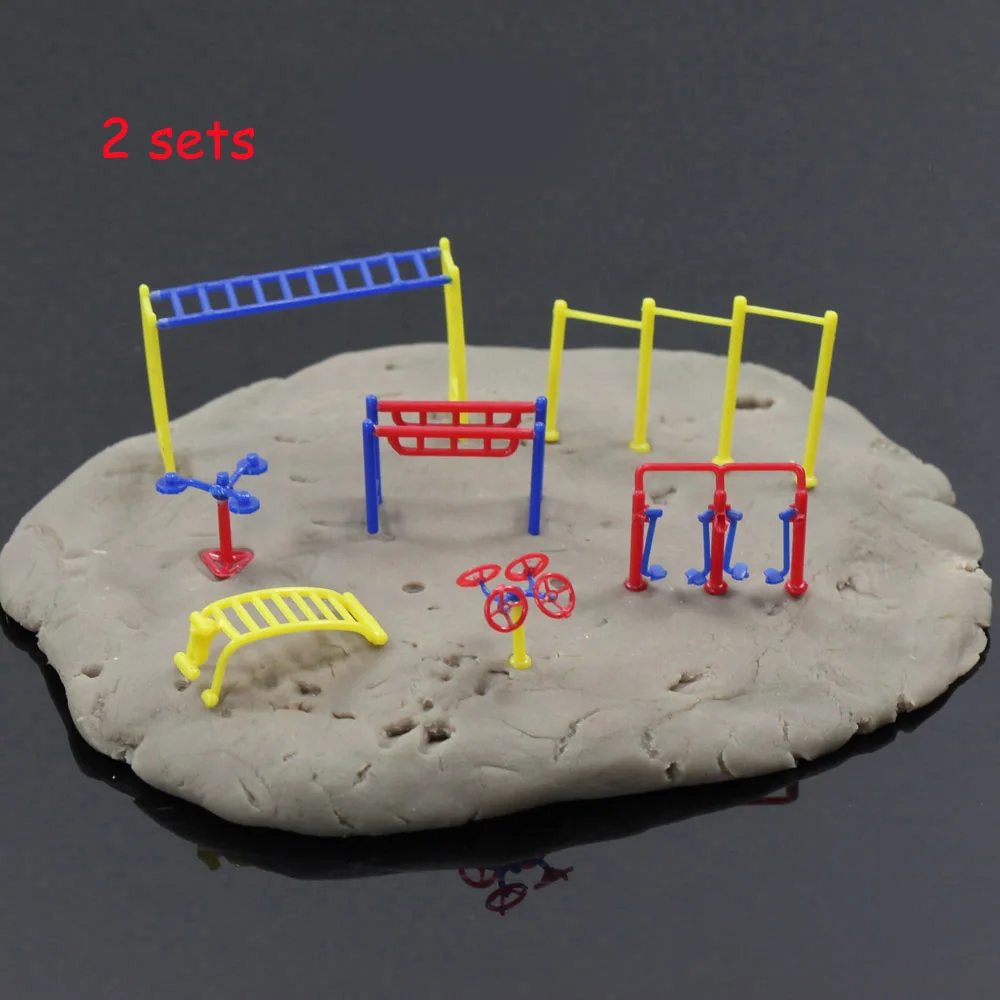 2sets Fitness Gym Equipment Model Chinese Construction Educational 1:100 1:75 TT OO Scale
2sets Fitness Gym Equipment Model Chinese Construction Educational 1:100 1:75 TT OO Scale