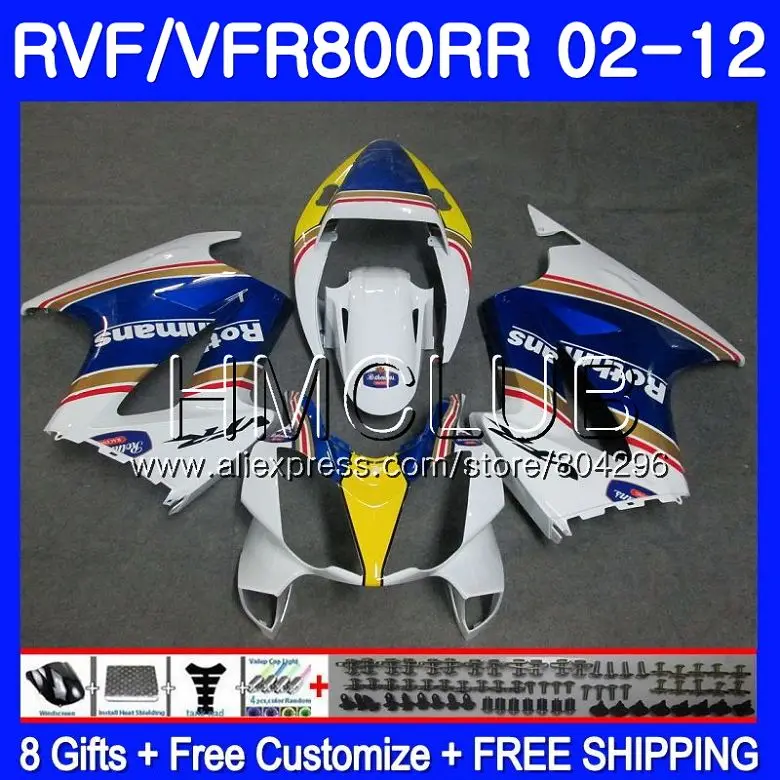 Rothmans Blue Interceptor для HONDA VFR800RR 02 08 09 10 11 12 79HM18 VFR800 RR VFR 800RR 2002 2008 2009 2010 2011 2012 обтекатель
Rothmans Blue Interceptor для HONDA VFR800RR 02 08 09 10 11 12 79HM18 VFR800 RR VFR 800RR 2002 2008 2009 2010 2011 2012 обтекатель