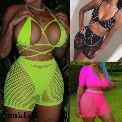 Women Sexy Fishnet Hollow Shorts 2019 Summer Holiday Ladies Beach Bikini Cover Up See-through High Waist Beachwear Bathing Wear
Women Sexy Fishnet Hollow Shorts 2019 Summer Holiday Ladies Beach Bikini Cover Up See-through High Waist Beachwear Bathing Wear