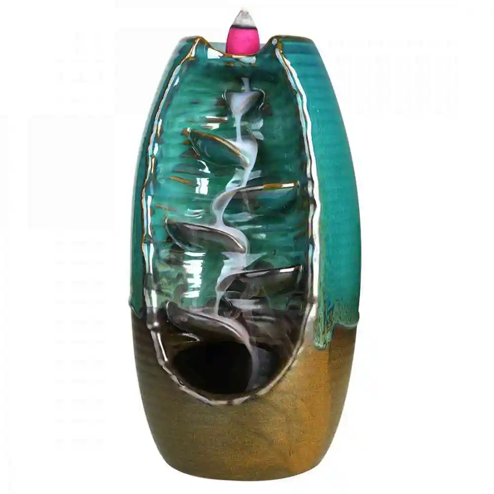 3 Color Backflow Incense Burners Ceramic Incense Holder Creative Home Decor Smoke Waterfall Meditation Aromatherapy Censer
3 Color Backflow Incense Burners Ceramic Incense Holder Creative Home Decor Smoke Waterfall Meditation Aromatherapy Censer