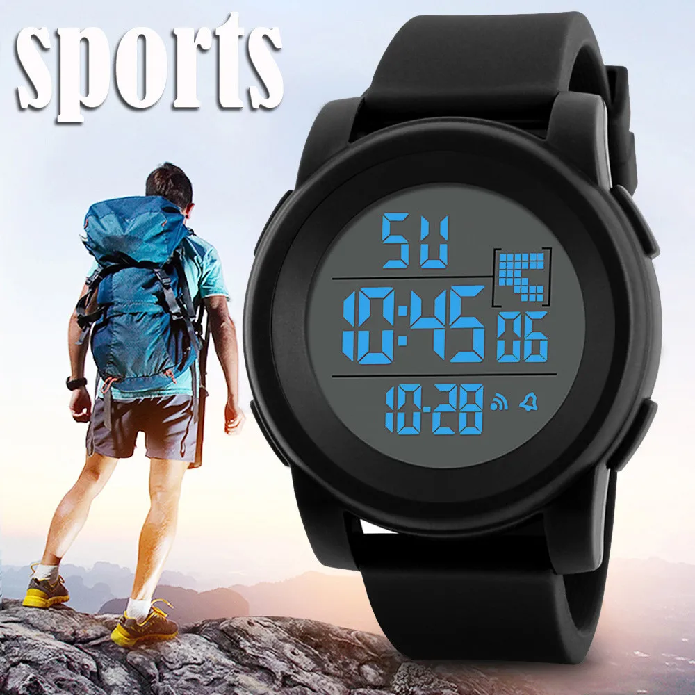 Men's Boy Waterproof Electronic Watches Luxury Analog Digital Military Sport LED Waterproof Wrist Watch Relogio Clock reloj Q
Men's Boy Waterproof Electronic Watches Luxury Analog Digital Military Sport LED Waterproof Wrist Watch Relogio Clock reloj Q