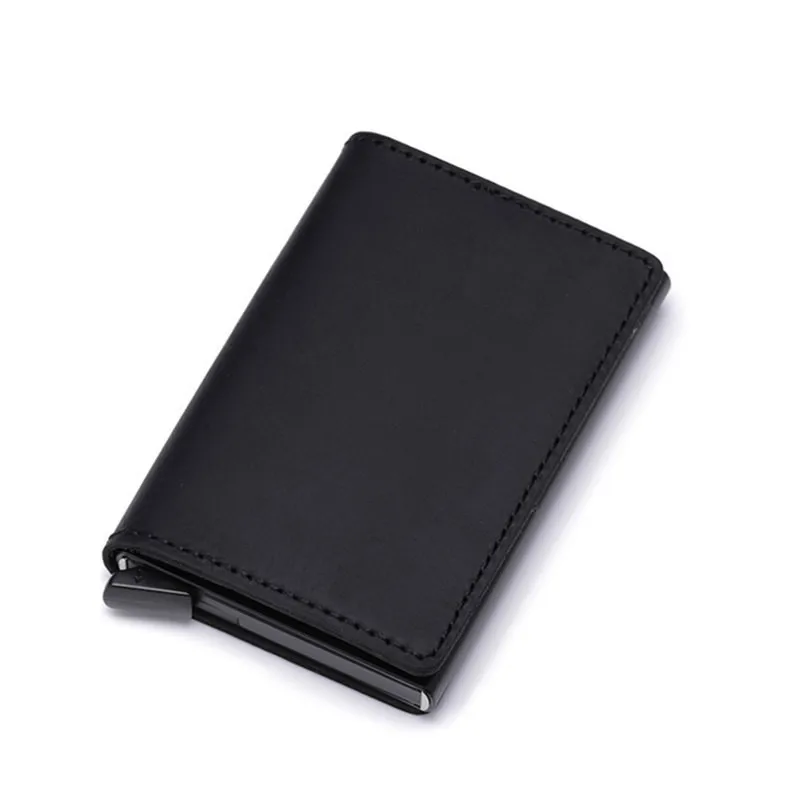YAMBUTO 2021 New Genuine Leather Credit Card Holder Fashion Men And Women Metal RFID Vintage Aluminium Box Travel Card Wallet
YAMBUTO 2021 New Genuine Leather Credit Card Holder Fashion Men And Women Metal RFID Vintage Aluminium Box Travel Card Wallet