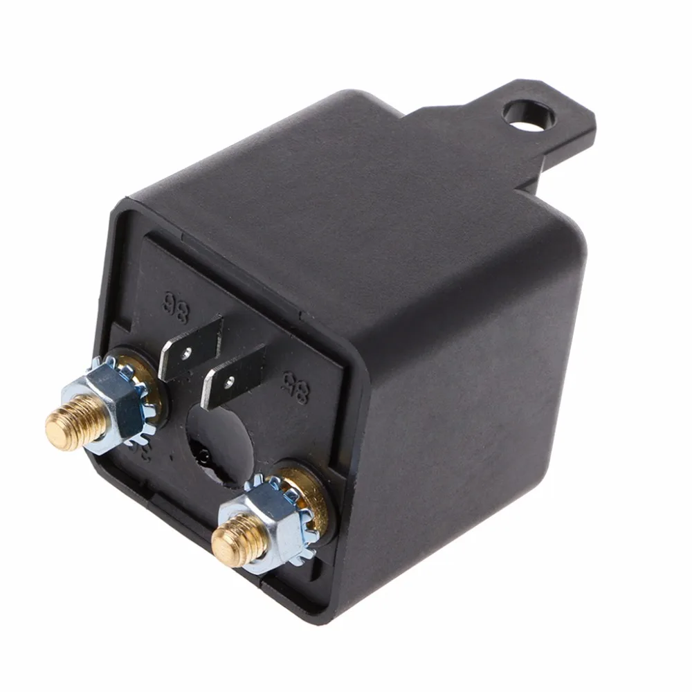 DC 12V 100Amp Start Relay 4Pin Heavy Duty ON/OFF Switch Split Charge For Auto Car 4.3x4.3x4.4cm | Обустройство дома