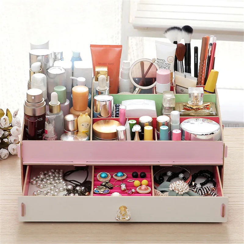 Wooden Makeup Organizer Jewelry Organizer Cosmetic Lipstick Storage Box Jewelry Storage Boxes Racks Shelves
Wooden Makeup Organizer Jewelry Organizer Cosmetic Lipstick Storage Box Jewelry Storage Boxes Racks Shelves