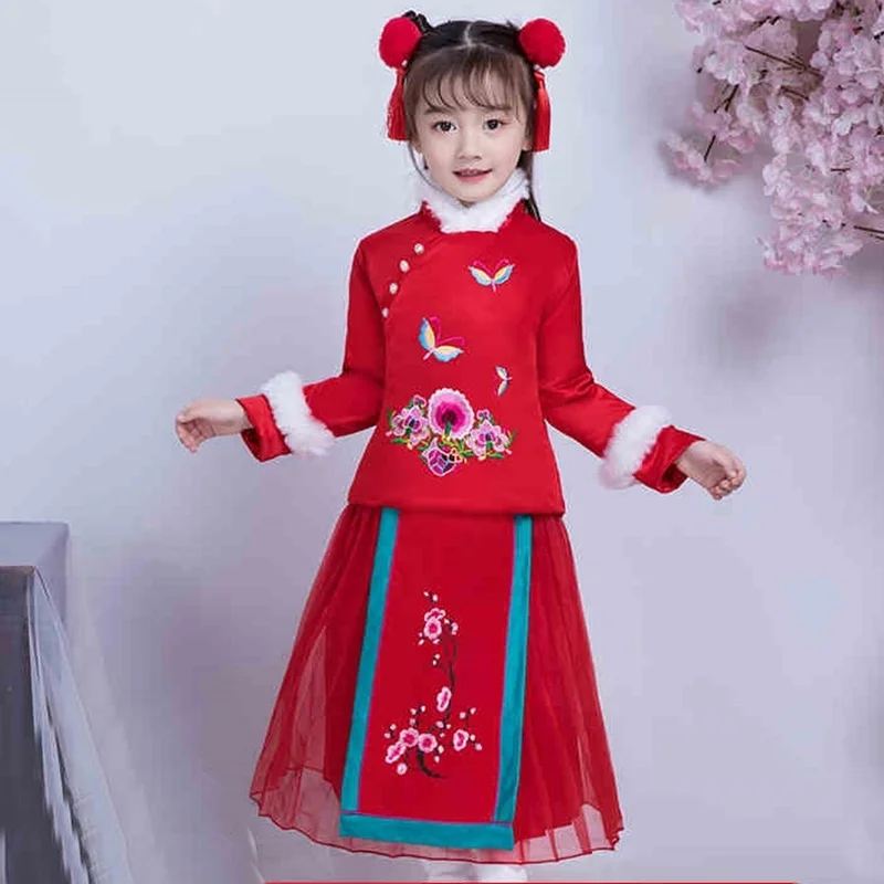 Grils Festival Outfit China National Costume For Kids New Year Costume Han Fu Winter Traditional Chinese Costume Boy Kids FF1755
Grils Festival Outfit China National Costume For Kids New Year Costume Han Fu Winter Traditional Chinese Costume Boy Kids FF1755