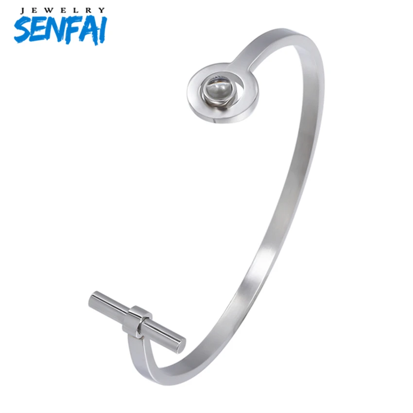Senfai 'I love you' 100 Languages Bangle Multiple Projections Stainless Steel Bracelet for Women Best Birthday Gift Jewelry
Senfai 'I love you' 100 Languages Bangle Multiple Projections Stainless Steel Bracelet for Women Best Birthday Gift Jewelry