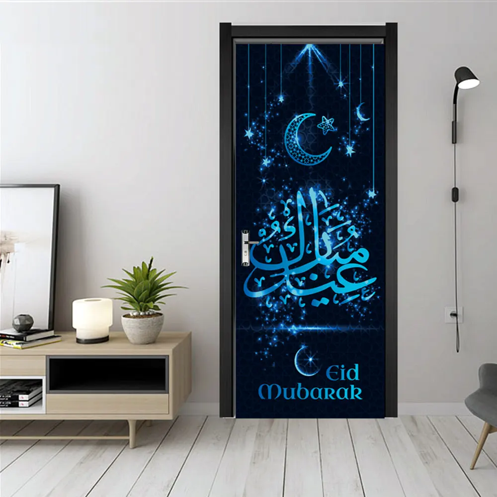 Мусульманский счастливый новый год Eid al-Fitr дверь стикер наклейка на стекло, окно креативный деревянный ремонт дверей стикер на стену
Мусульманский счастливый новый год Eid al-Fitr дверь стикер наклейка на стекло, окно креативный деревянный ремонт дверей стикер на стену