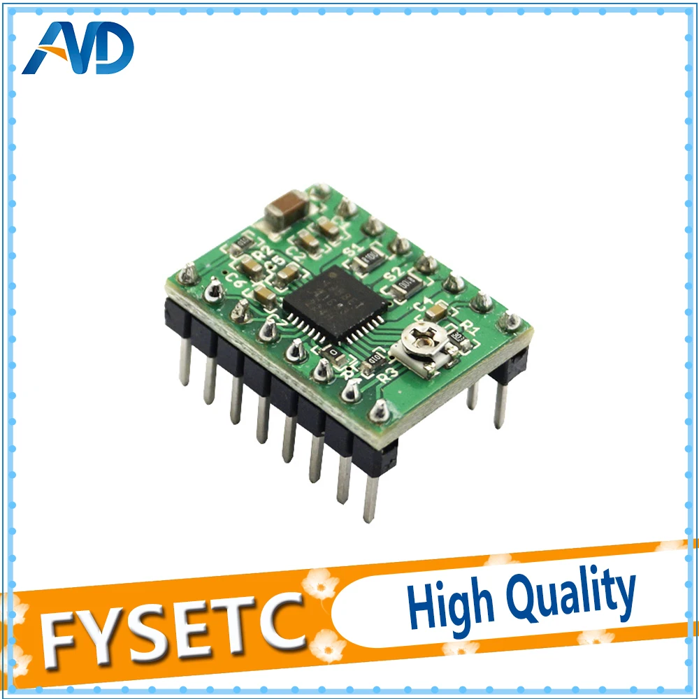 2pcs/lot Stepper Driver A4988 Green Stepper Motor-Driver Module Dropshipping Stepstick a4988 for 3d Printer Parts
2pcs/lot Stepper Driver A4988 Green Stepper Motor-Driver Module Dropshipping Stepstick a4988 for 3d Printer Parts