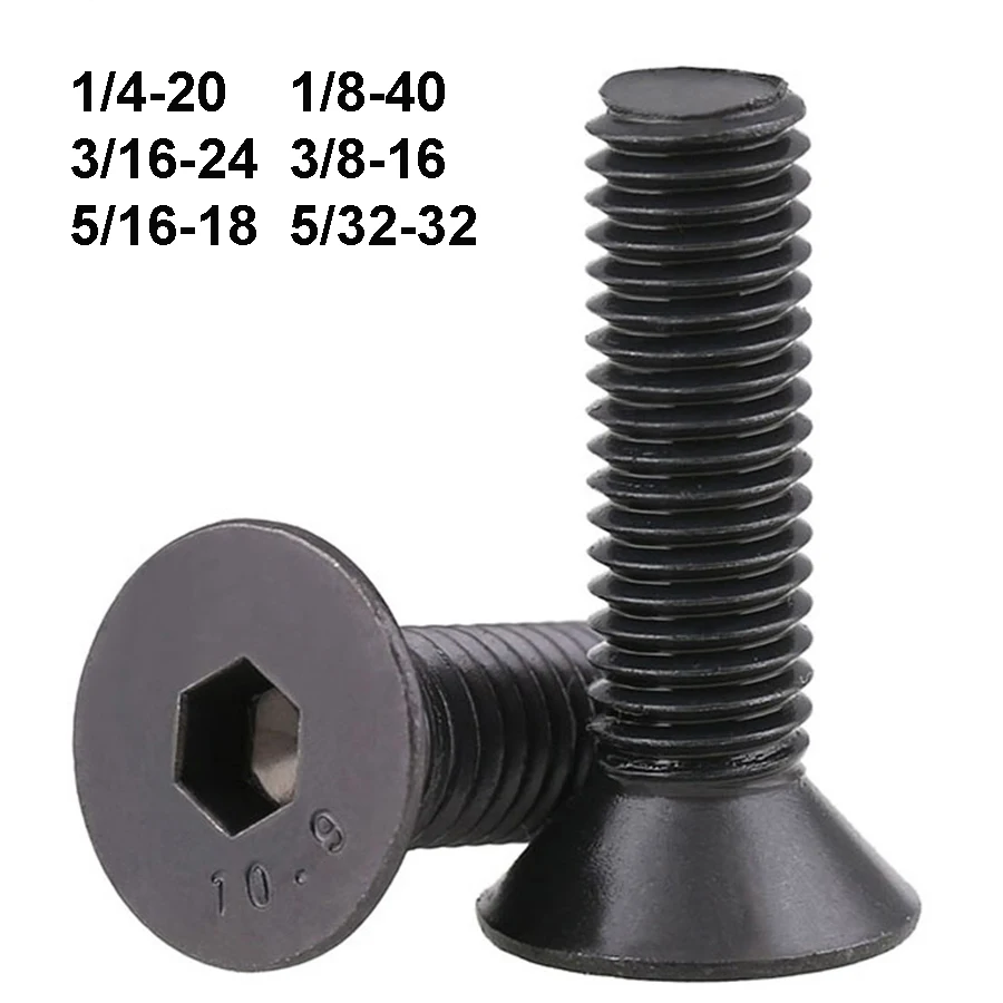 5Pcs Grade 10.9 British Standard Hexagonal Countersunk Screw Flat Head Screw Bolt 1/4 1/8 3/16 3/8 5/16 5/32
5Pcs Grade 10.9 British Standard Hexagonal Countersunk Screw Flat Head Screw Bolt 1/4 1/8 3/16 3/8 5/16 5/32