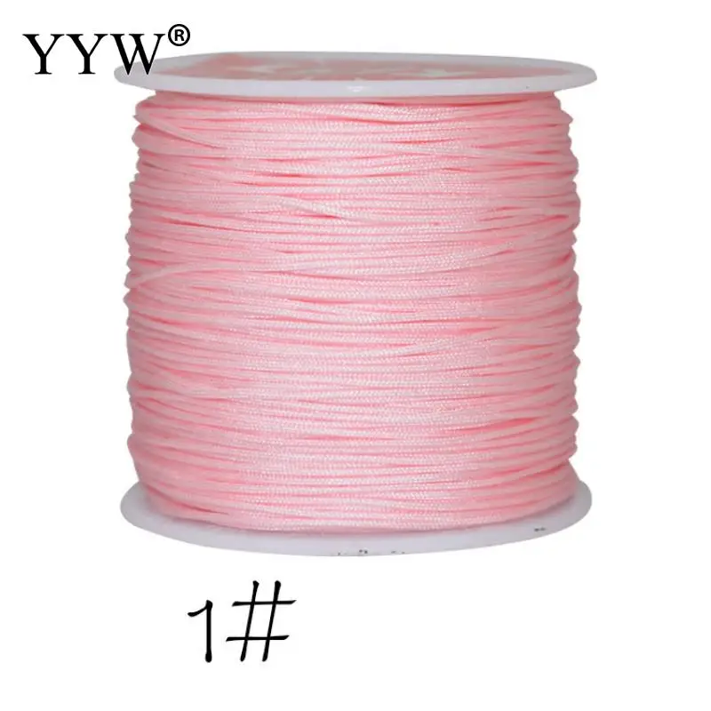 45m/Pc 0.8mm Polyamide Cord With Plastic Spool Diy Making For Necklace Bracelet Fashion Jewelry Hot Sale Nylon Thread 5pcs/Lot
45m/Pc 0.8mm Polyamide Cord With Plastic Spool Diy Making For Necklace Bracelet Fashion Jewelry Hot Sale Nylon Thread 5pcs/Lot